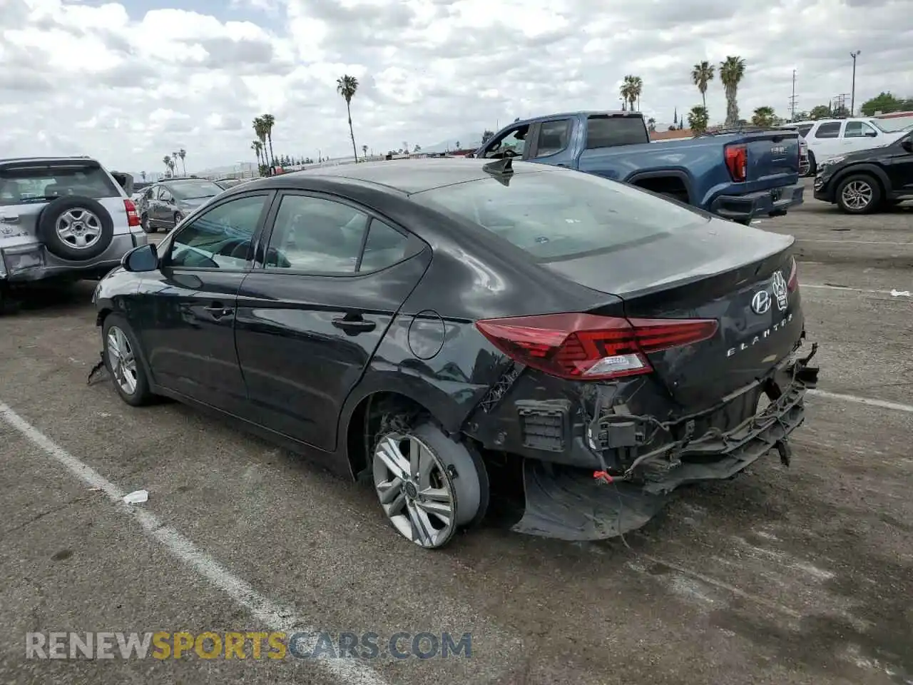 2 fotografías del automóvil dañado 5NPD84LFXLH610125 HYUNDAI ELANTRA 2020