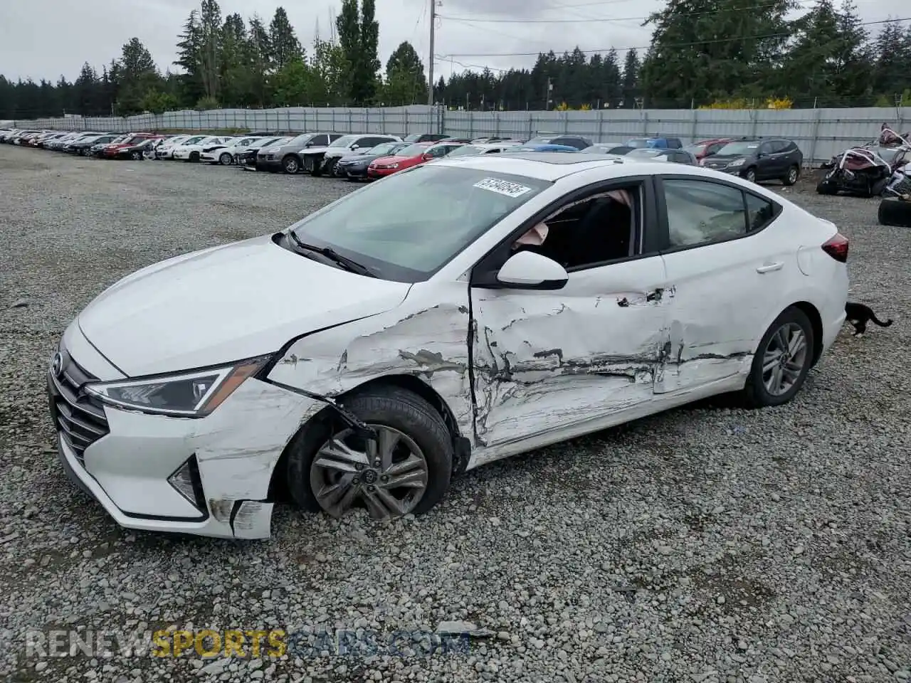 1 Photograph of a damaged car 5NPD84LFXLH632559 HYUNDAI ELANTRA 2020