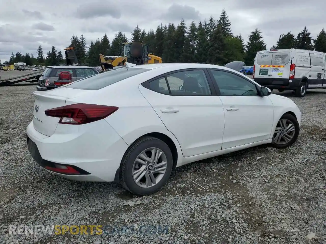 3 Photograph of a damaged car 5NPD84LFXLH632559 HYUNDAI ELANTRA 2020