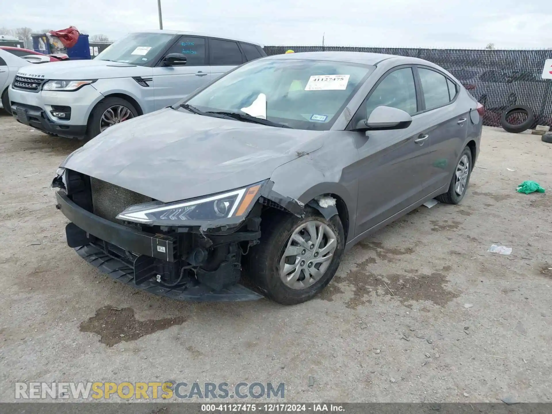 2 Photograph of a damaged car KMHD74LF0LU070577 HYUNDAI ELANTRA 2020