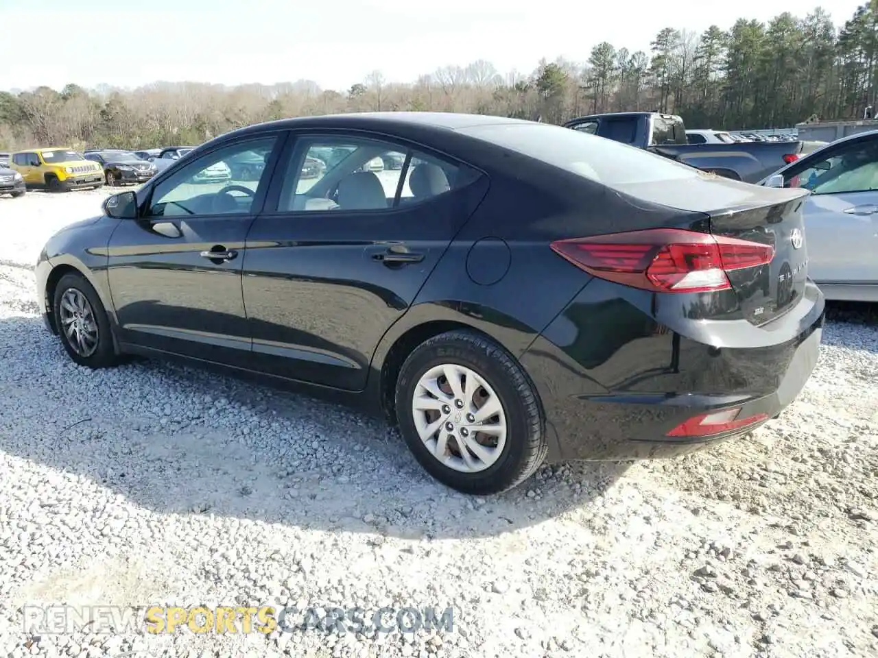 2 Photograph of a damaged car KMHD74LF2LU979369 HYUNDAI ELANTRA 2020