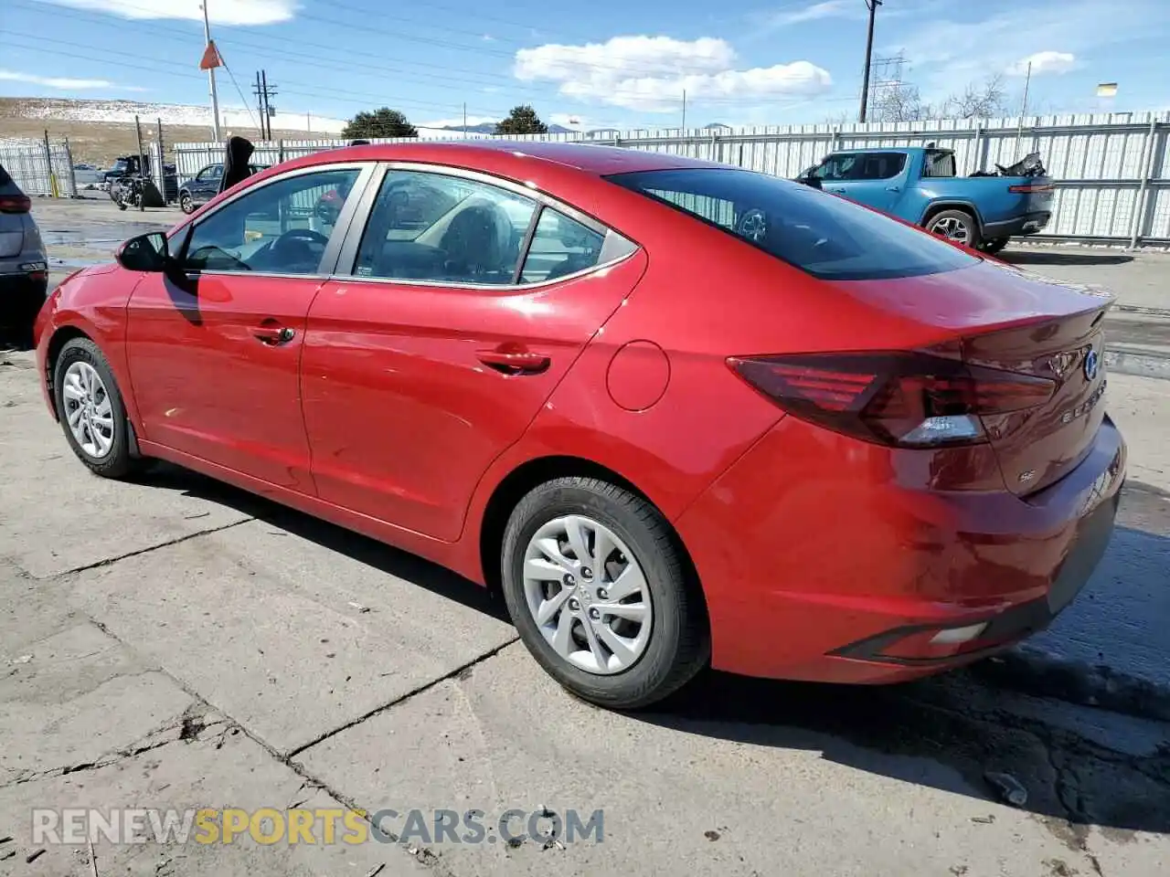 2 Photograph of a damaged car KMHD74LF6LU008410 HYUNDAI ELANTRA 2020