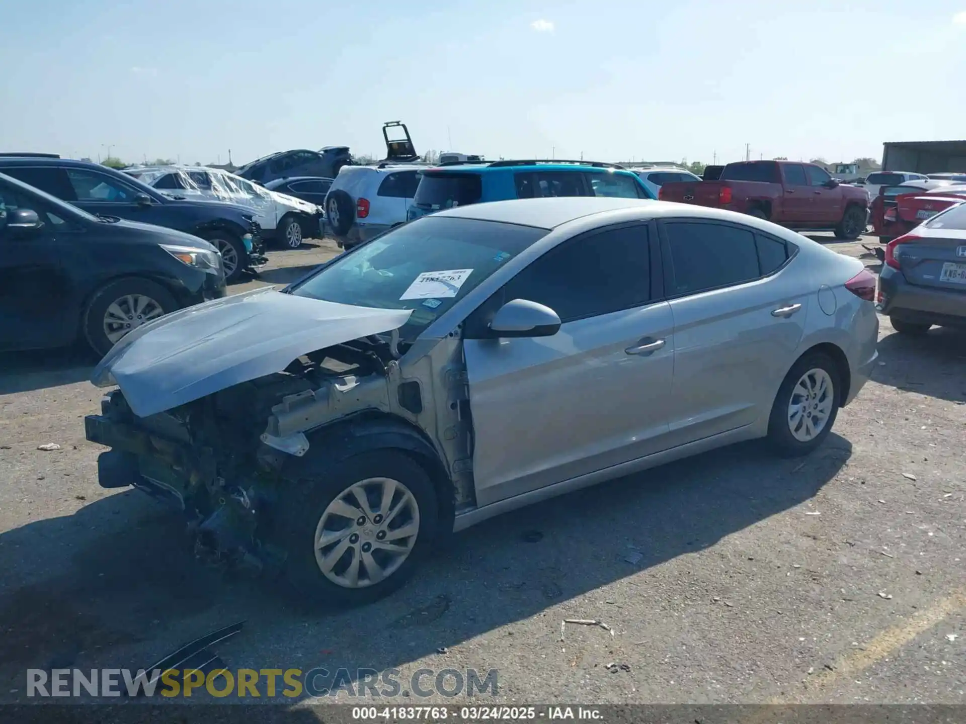 2 Photograph of a damaged car KMHD74LFXLU035366 HYUNDAI ELANTRA 2020