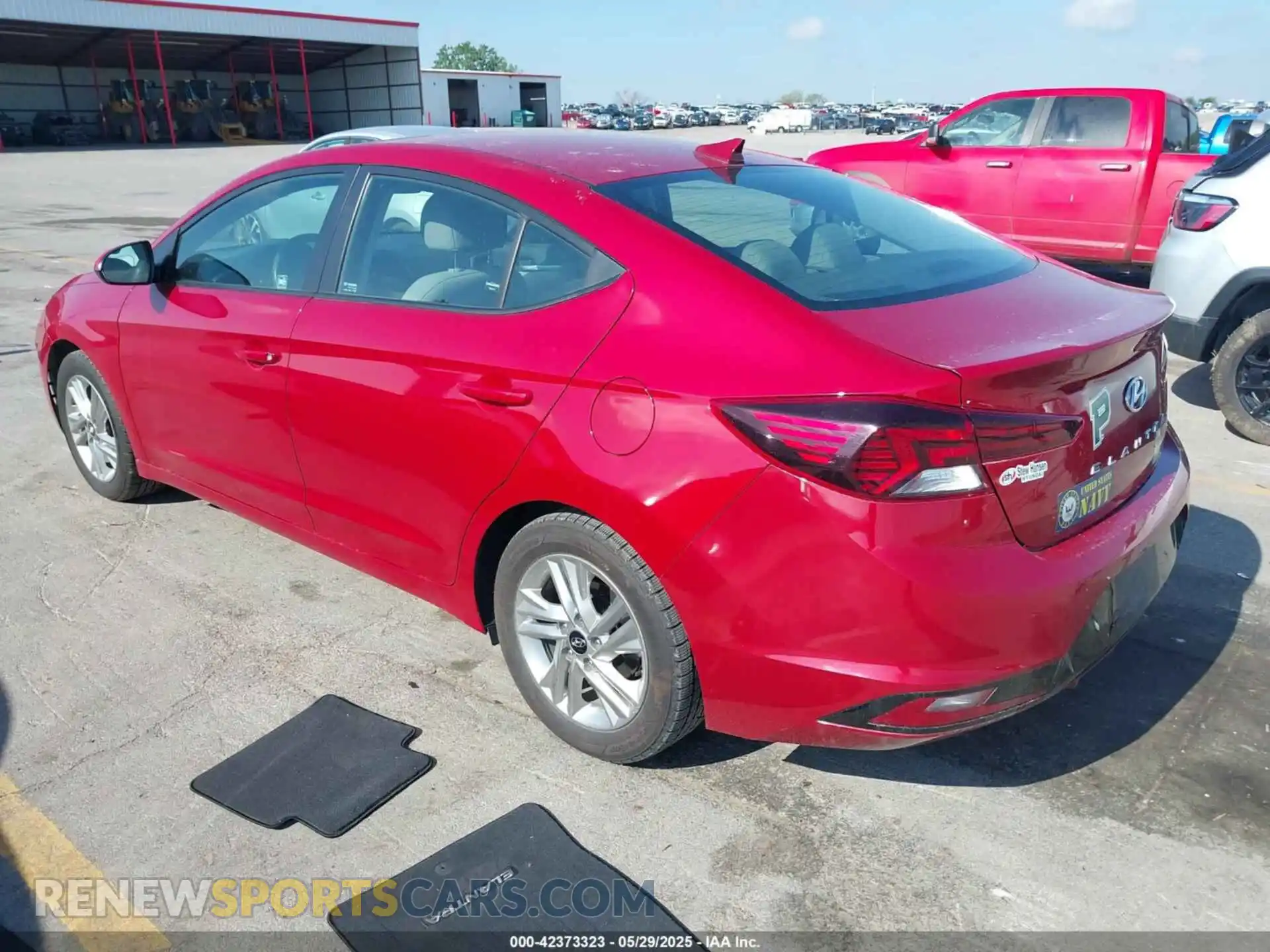 3 Photograph of a damaged car KMHD84LF0LU009128 HYUNDAI ELANTRA 2020