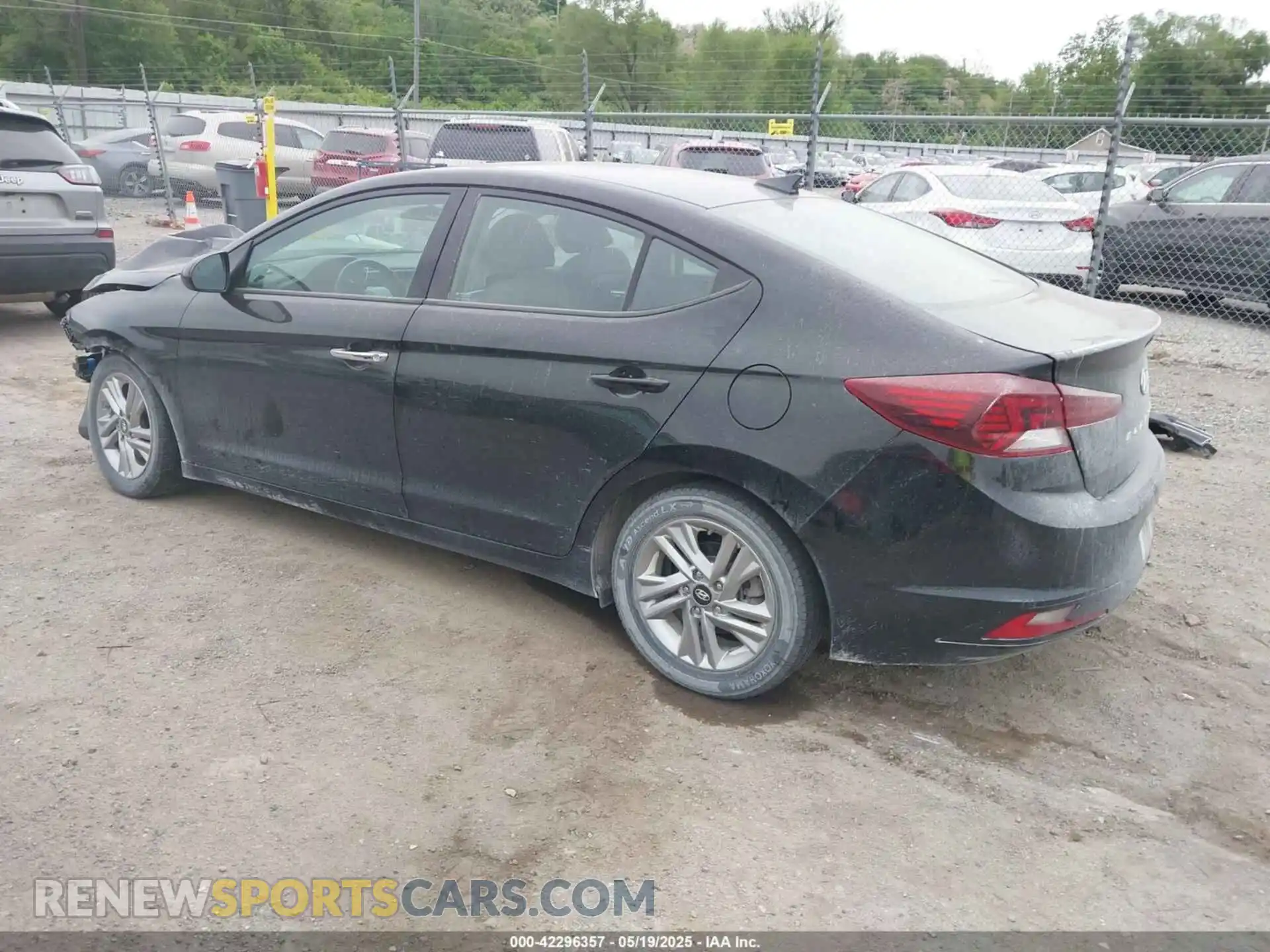 3 fotografías del automóvil dañado KMHD84LF0LU021277 HYUNDAI ELANTRA 2020