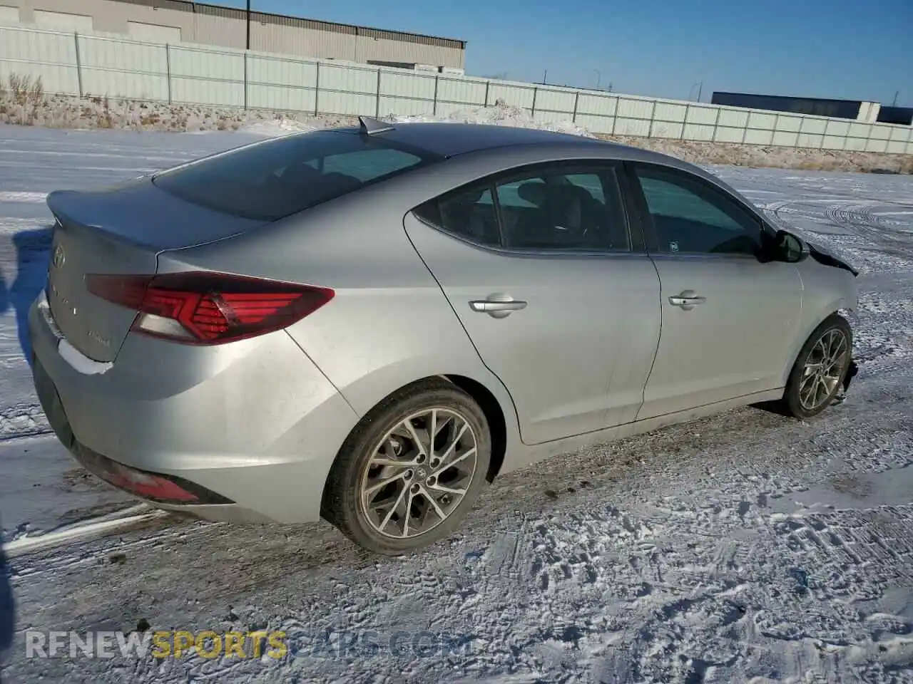 3 Photograph of a damaged car KMHD84LF0LU072634 HYUNDAI ELANTRA 2020
