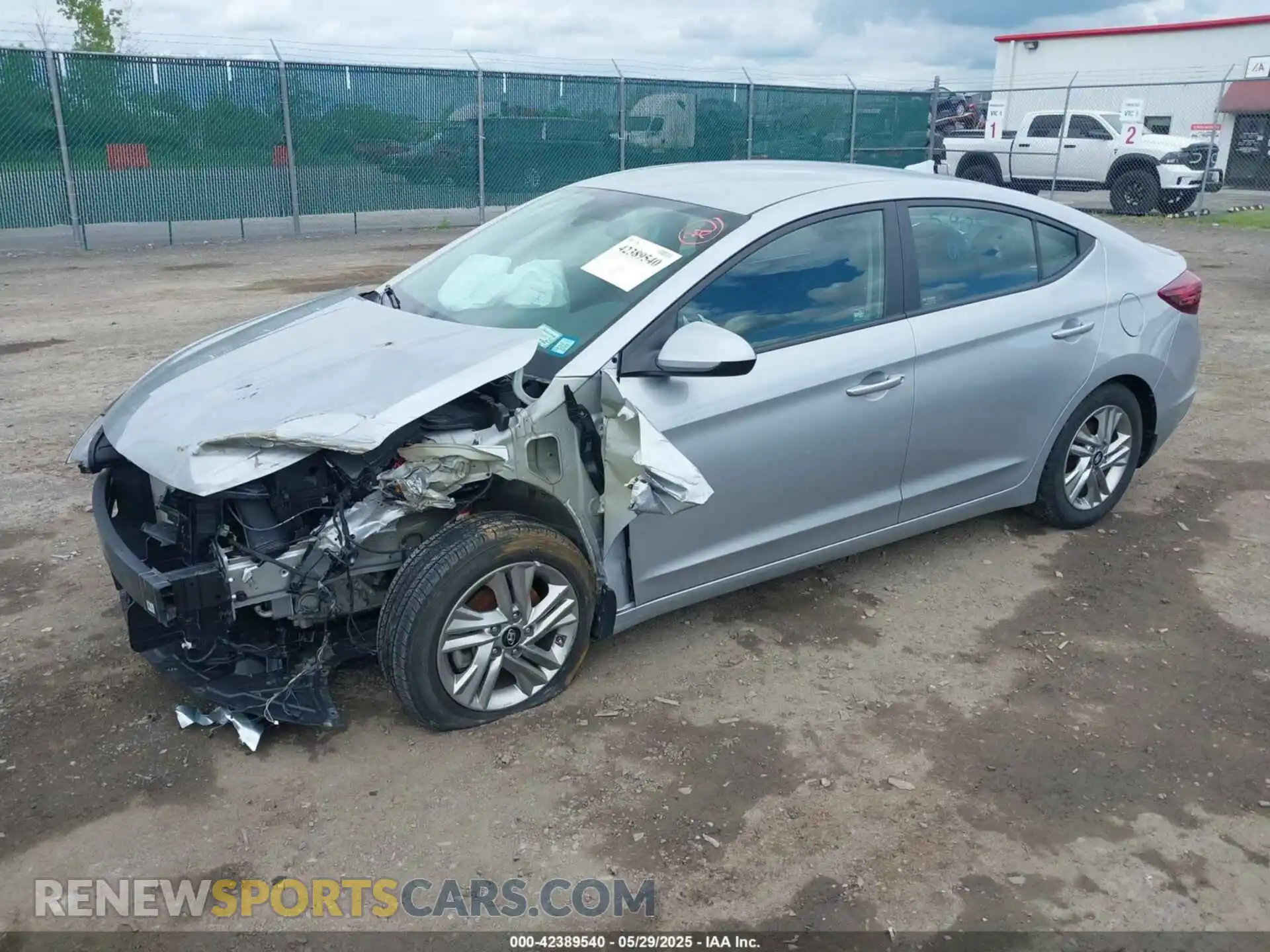 2 Photograph of a damaged car KMHD84LF0LU083231 HYUNDAI ELANTRA 2020
