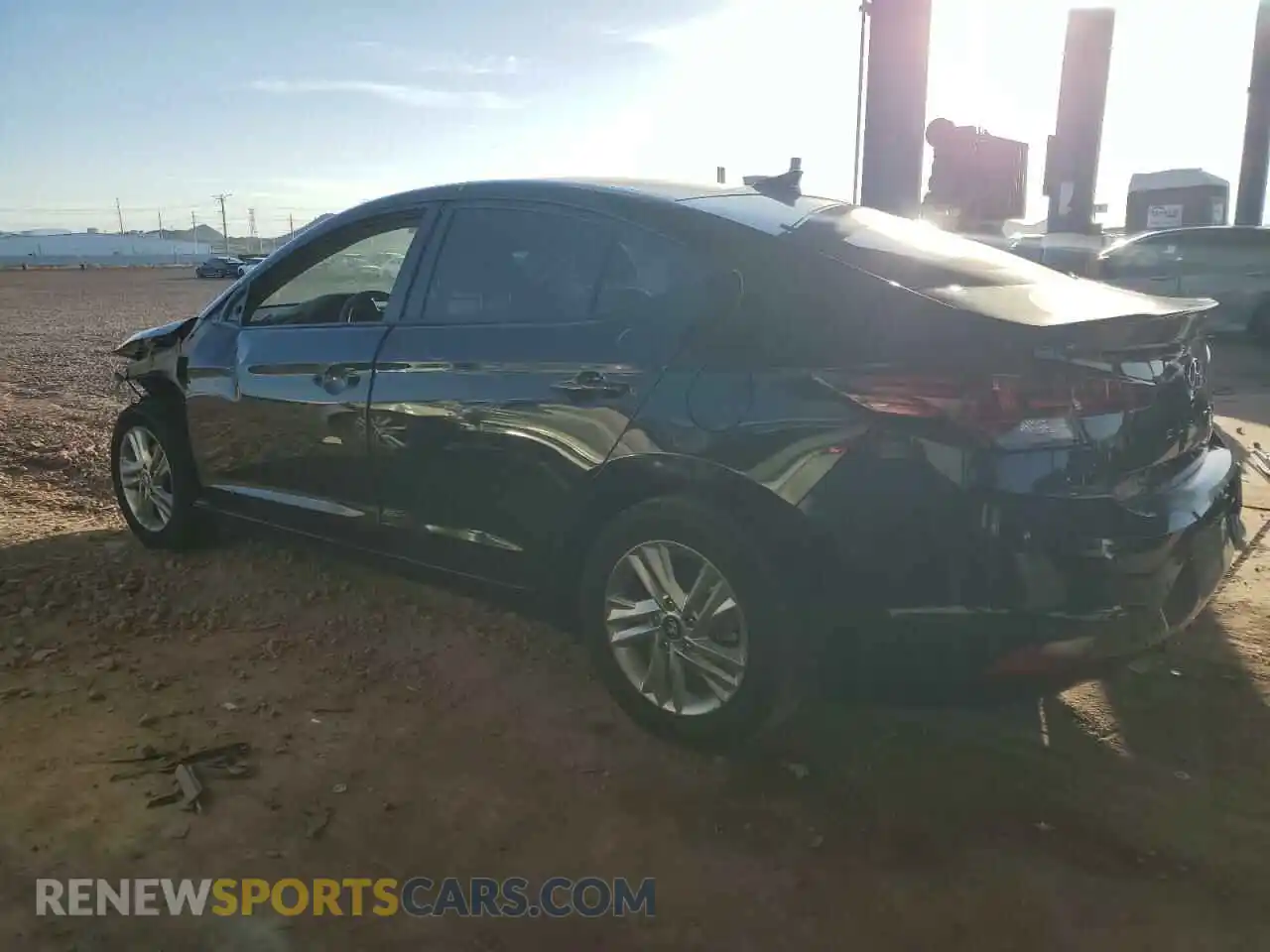 2 Photograph of a damaged car KMHD84LF0LU106121 HYUNDAI ELANTRA 2020
