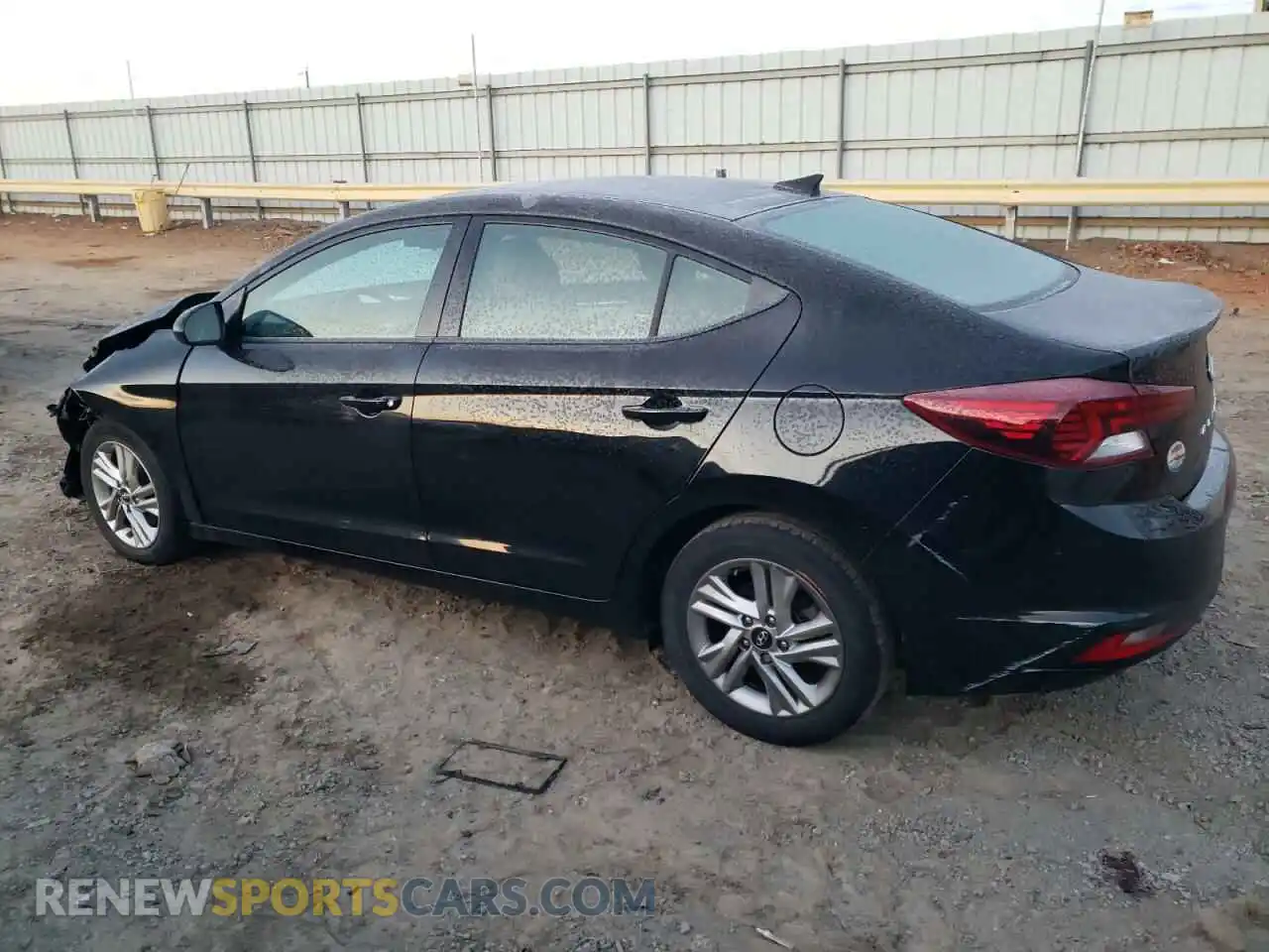 2 Photograph of a damaged car KMHD84LF0LU928868 HYUNDAI ELANTRA 2020