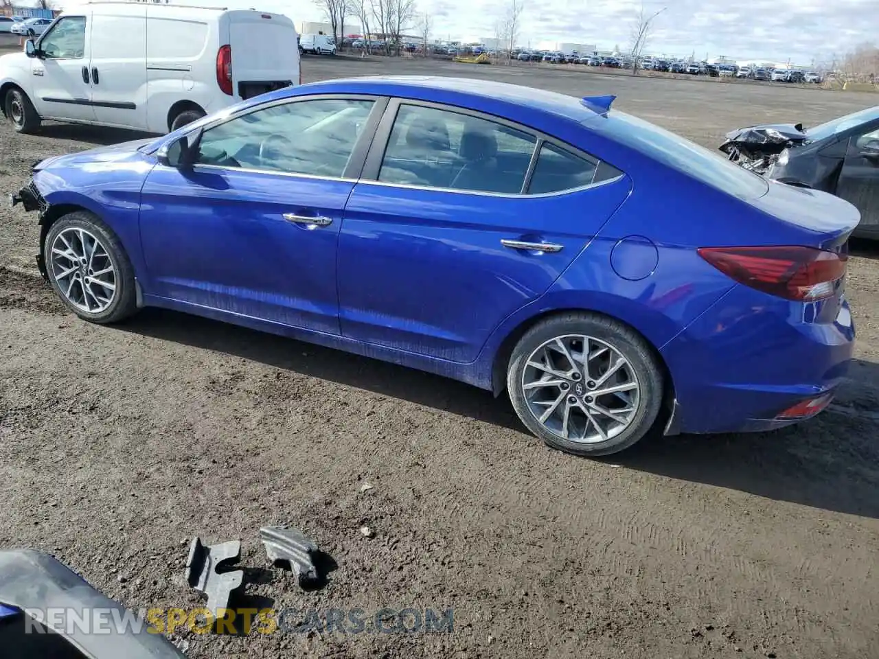 2 Photograph of a damaged car KMHD84LF0LU952300 HYUNDAI ELANTRA 2020