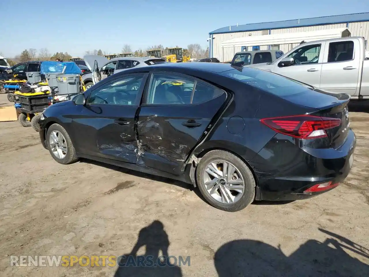 2 fotografías del automóvil dañado KMHD84LF1LU079625 HYUNDAI ELANTRA 2020