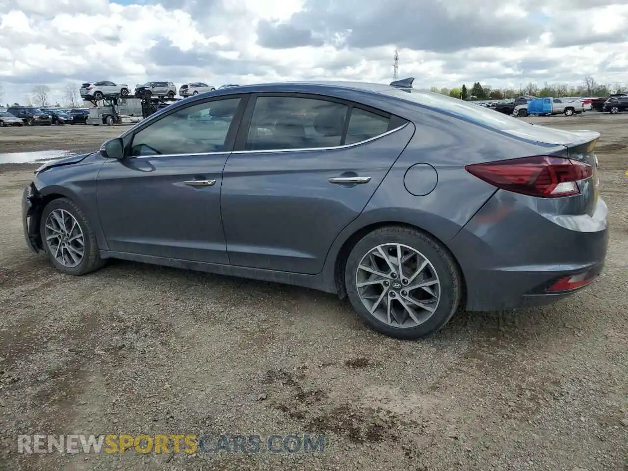 2 Фотография поврежденного автомобиля KMHD84LF1LU921637 HYUNDAI ELANTRA 2020