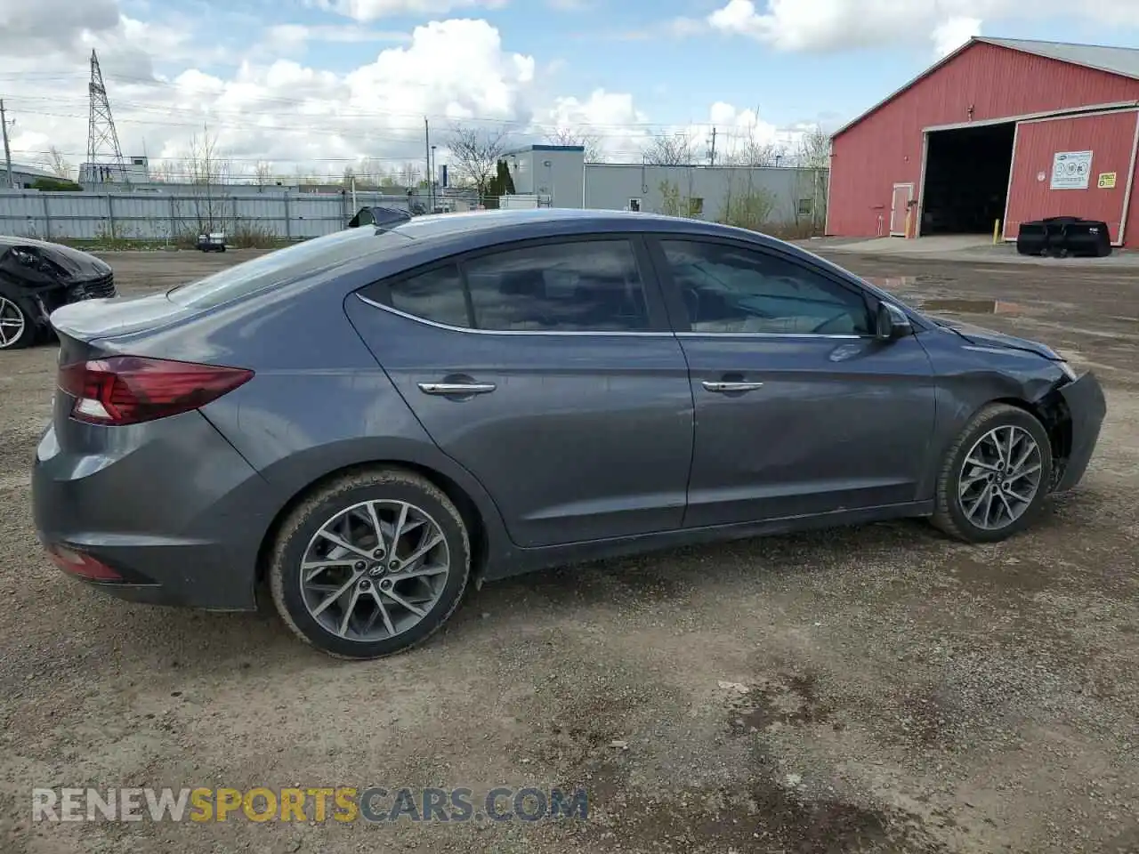 3 Фотография поврежденного автомобиля KMHD84LF1LU921637 HYUNDAI ELANTRA 2020