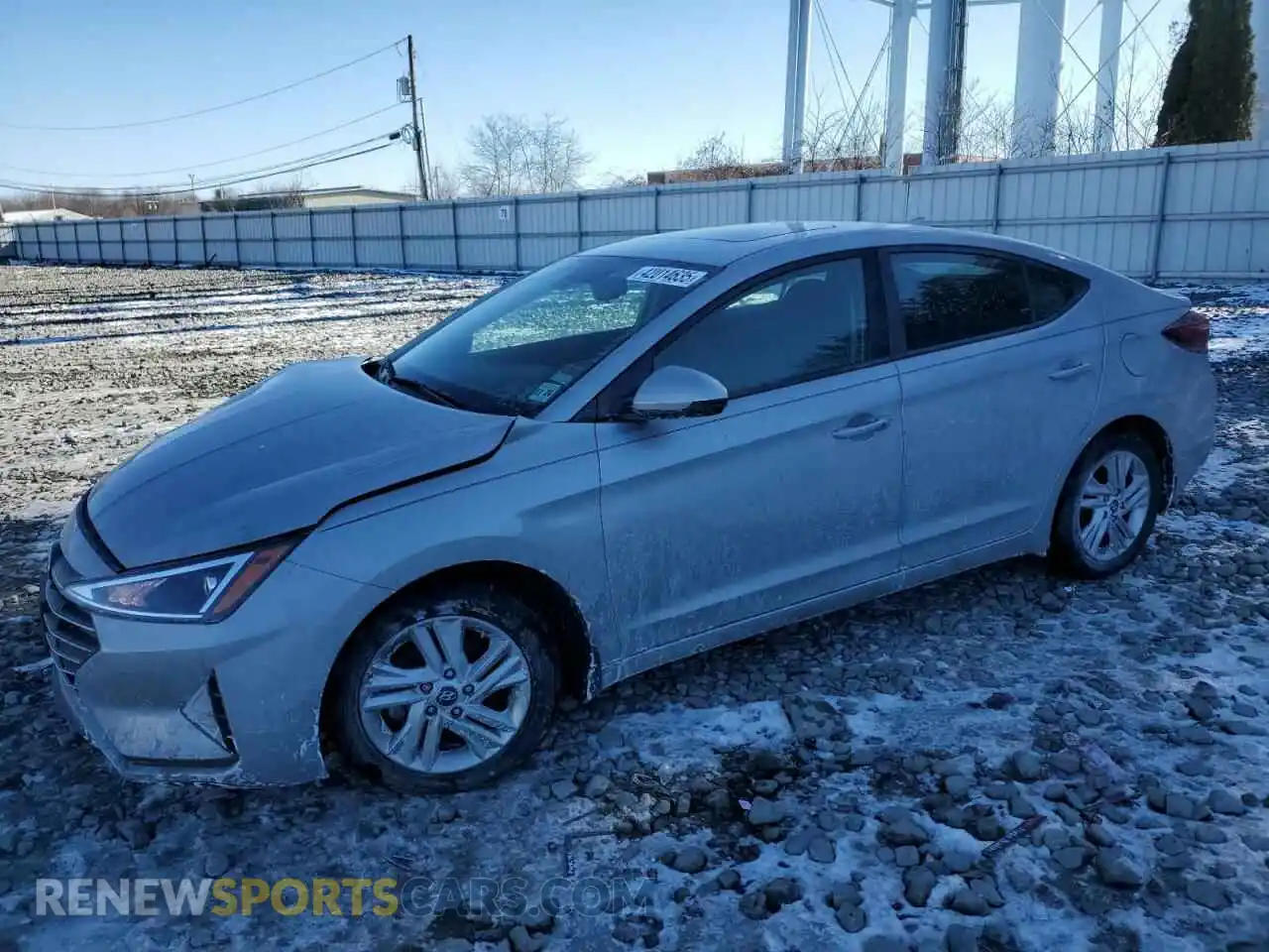 1 Photograph of a damaged car KMHD84LF1LU935537 HYUNDAI ELANTRA 2020