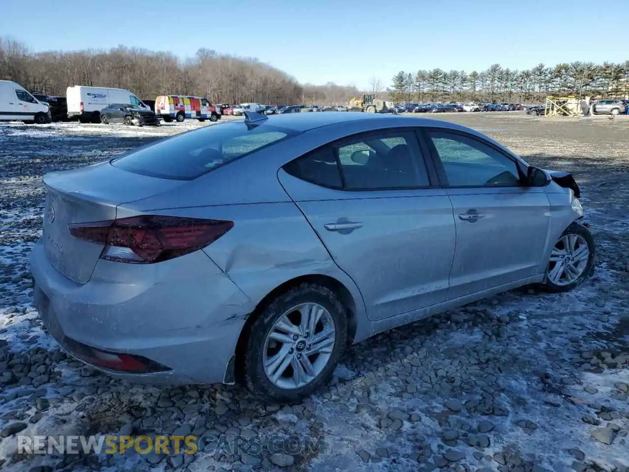 3 Photograph of a damaged car KMHD84LF1LU935537 HYUNDAI ELANTRA 2020