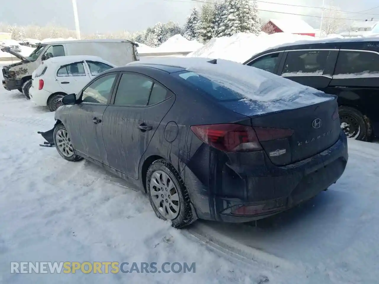 2 Photograph of a damaged car KMHD84LF1LU946599 HYUNDAI ELANTRA 2020