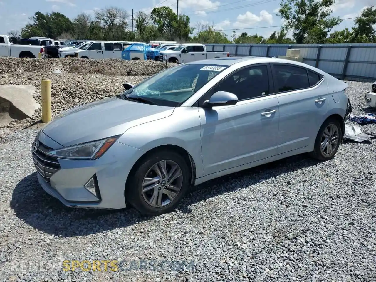 1 Photograph of a damaged car KMHD84LF1LU954881 HYUNDAI ELANTRA 2020