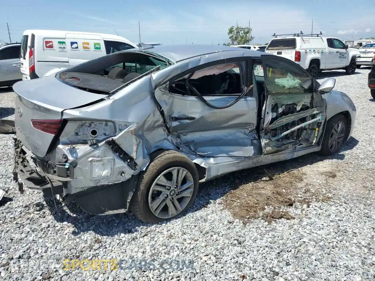 3 Photograph of a damaged car KMHD84LF1LU954881 HYUNDAI ELANTRA 2020
