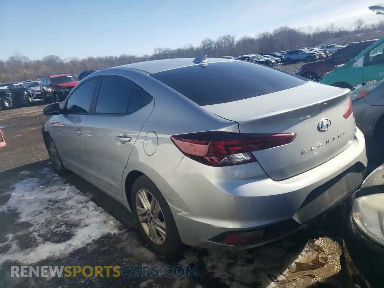 2 Photograph of a damaged car KMHD84LF1LU960860 HYUNDAI ELANTRA 2020