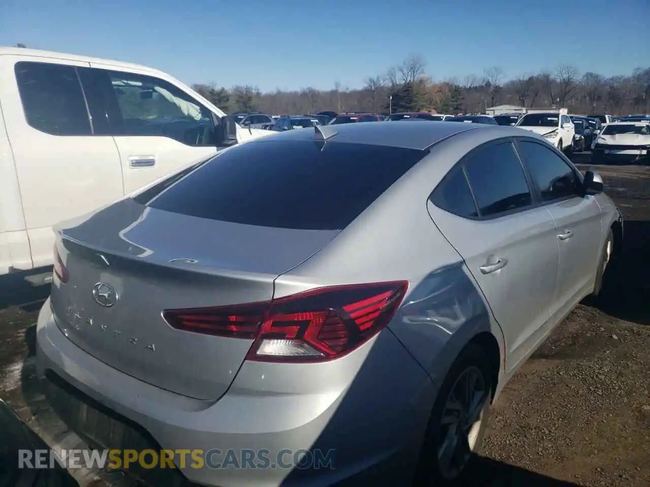 3 Photograph of a damaged car KMHD84LF1LU960860 HYUNDAI ELANTRA 2020