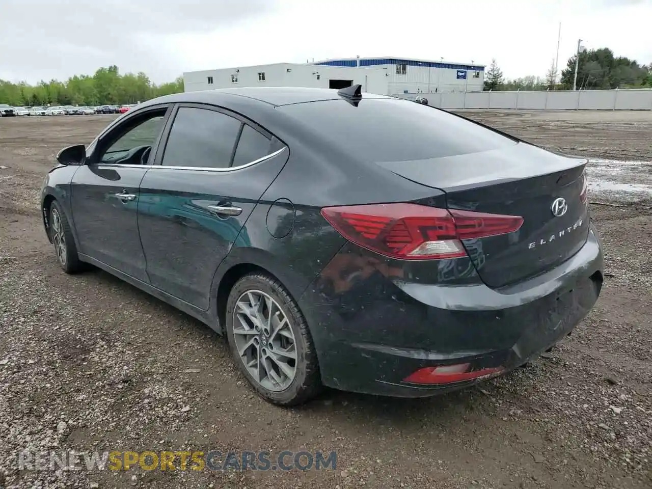 2 Photograph of a damaged car KMHD84LF1LU972586 HYUNDAI ELANTRA 2020