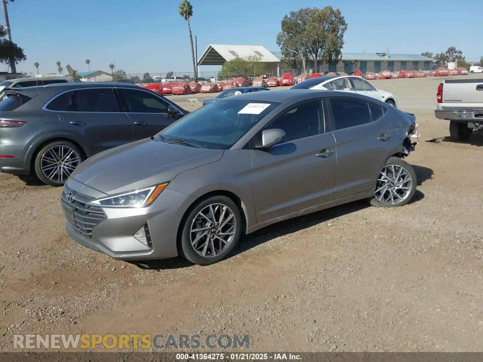 2 Photograph of a damaged car KMHD84LF2LU014671 HYUNDAI ELANTRA 2020