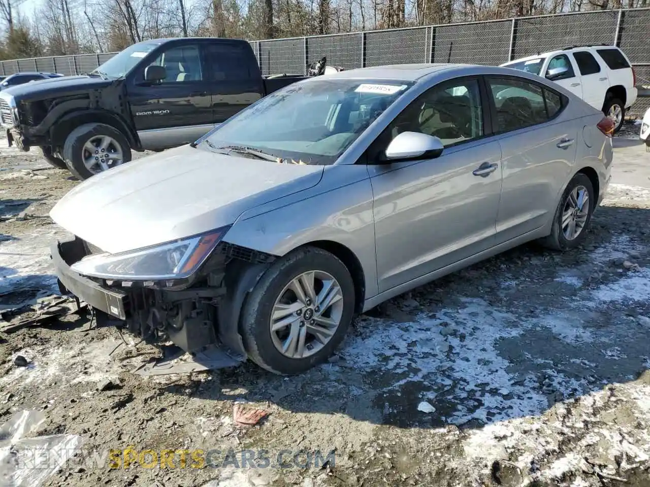 1 Photograph of a damaged car KMHD84LF2LU041028 HYUNDAI ELANTRA 2020