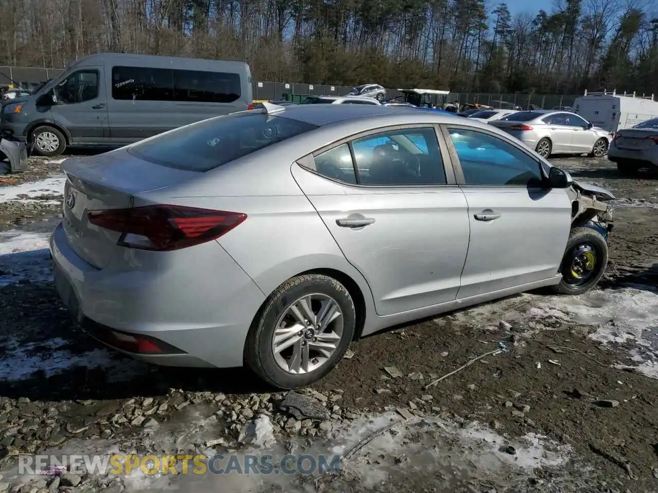 3 Photograph of a damaged car KMHD84LF2LU041028 HYUNDAI ELANTRA 2020