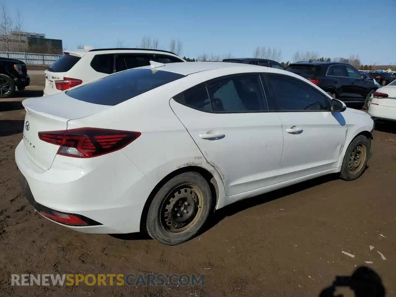 3 Фотография поврежденного автомобиля KMHD84LF2LU051221 HYUNDAI ELANTRA 2020