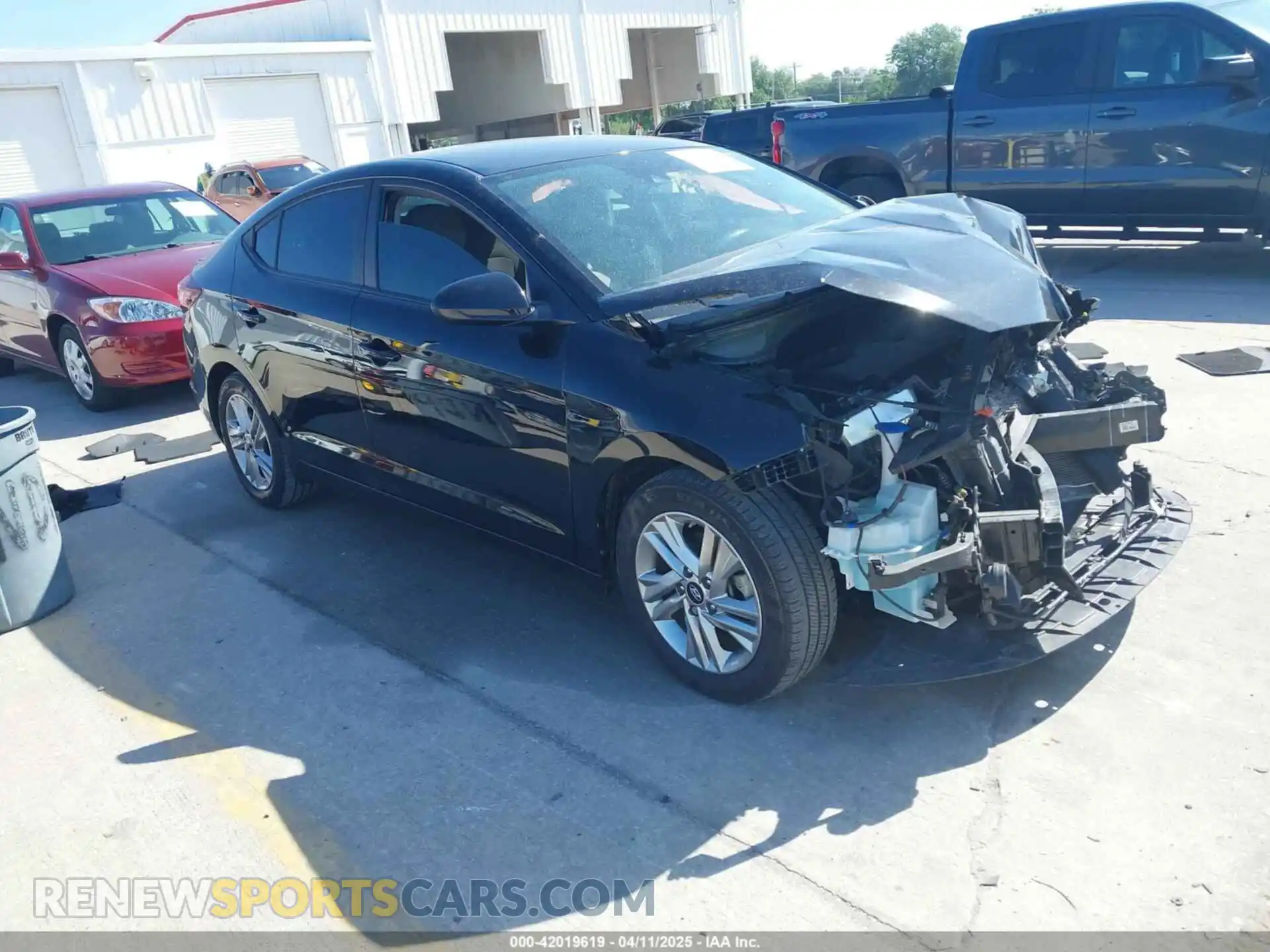 1 Photograph of a damaged car KMHD84LF2LU065698 HYUNDAI ELANTRA 2020