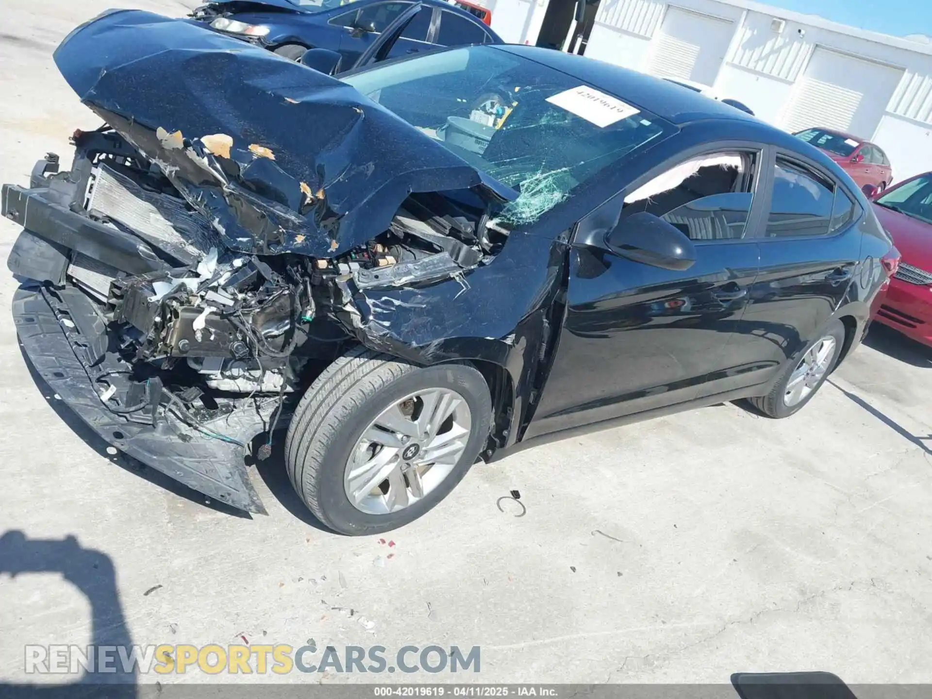 2 Photograph of a damaged car KMHD84LF2LU065698 HYUNDAI ELANTRA 2020
