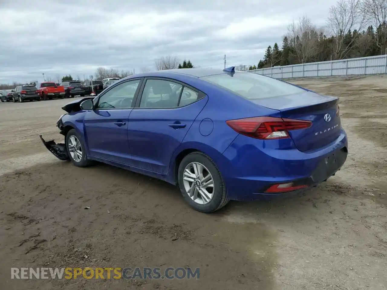 2 Photograph of a damaged car KMHD84LF2LU083439 HYUNDAI ELANTRA 2020