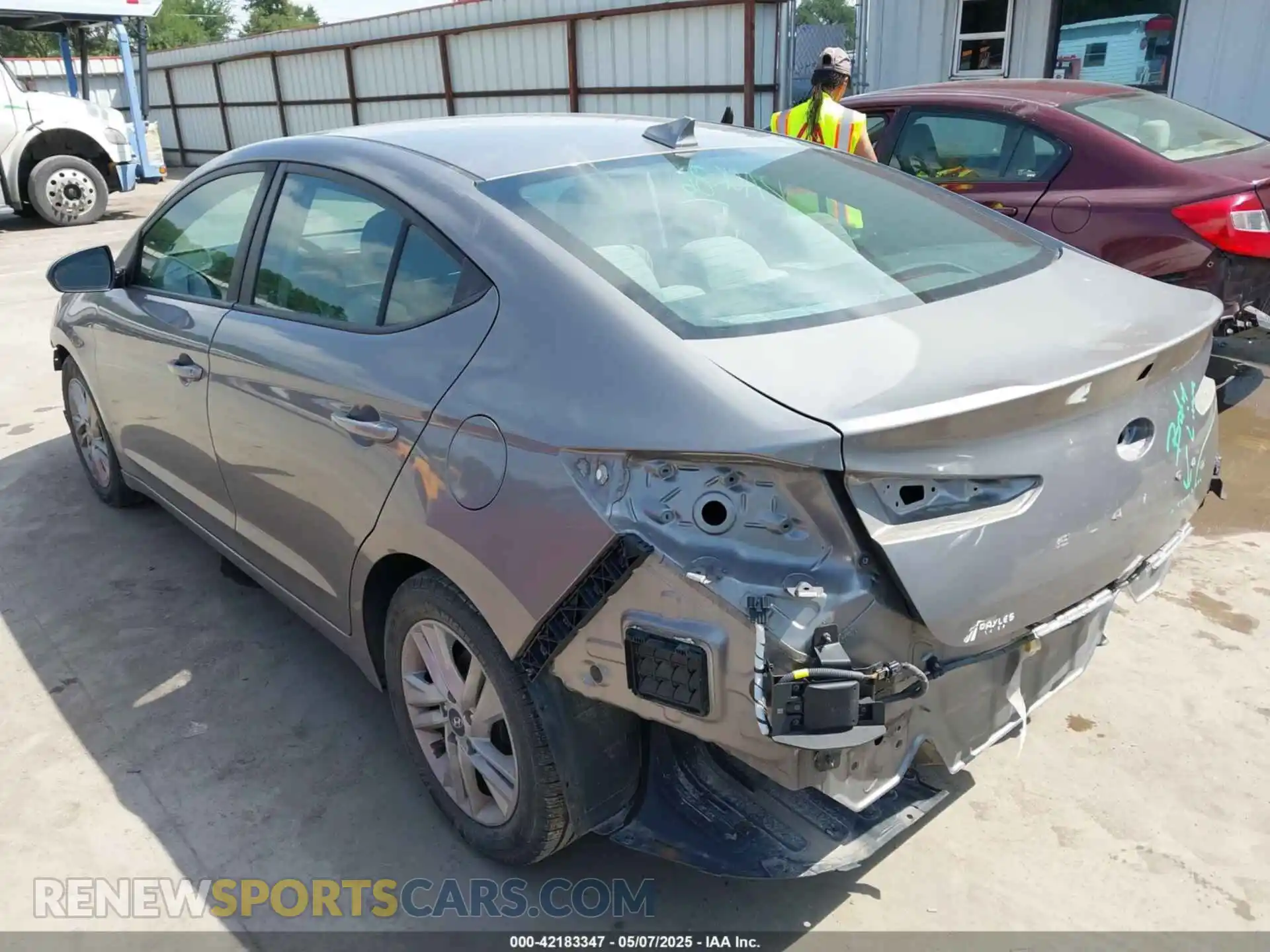 3 Photograph of a damaged car KMHD84LF2LU091797 HYUNDAI ELANTRA 2020