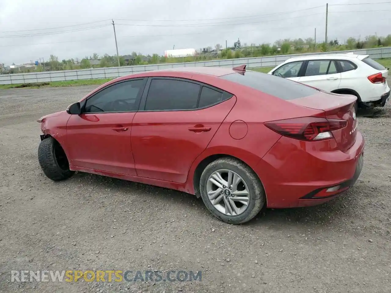 2 Photograph of a damaged car KMHD84LF2LU110588 HYUNDAI ELANTRA 2020