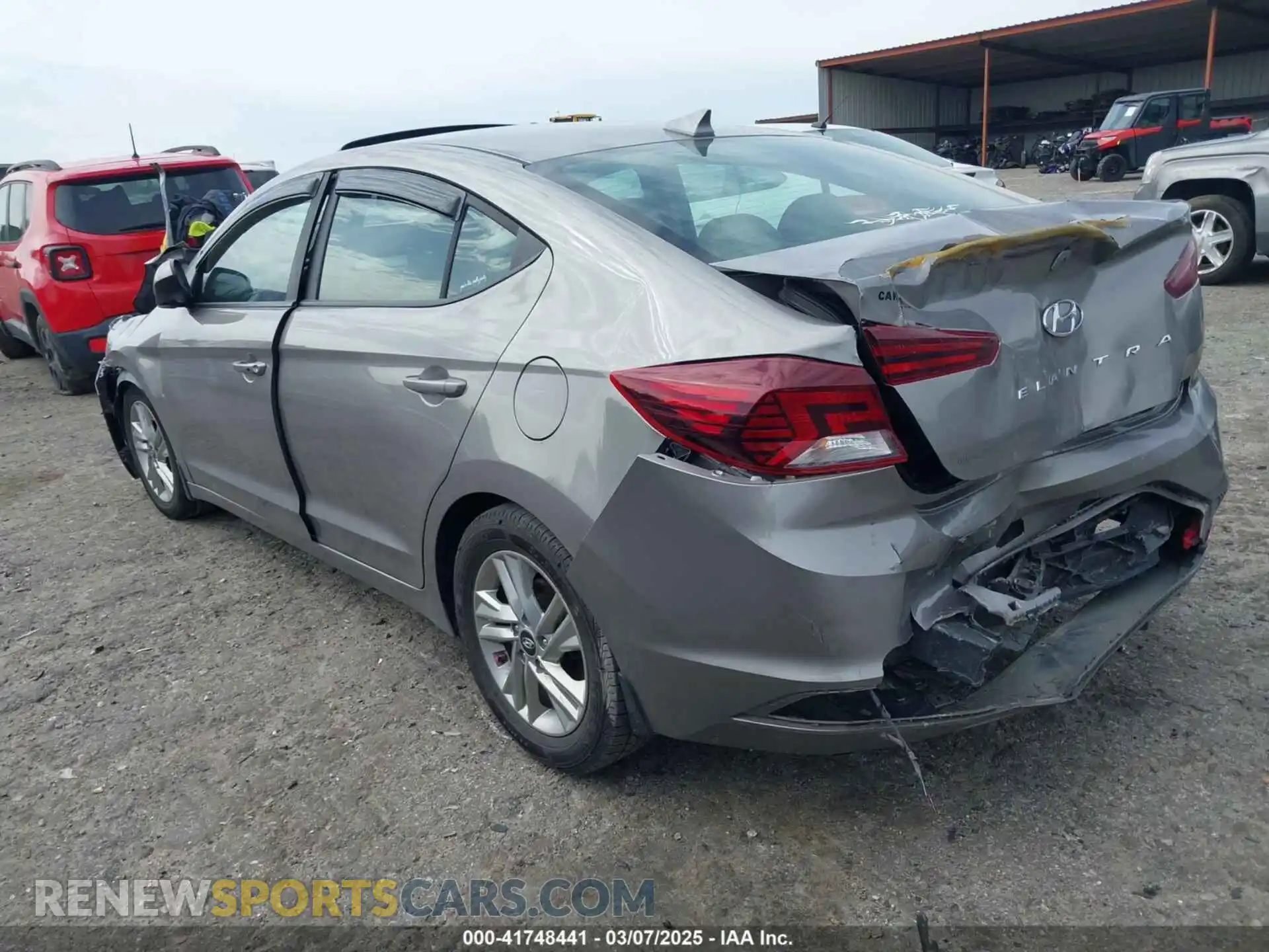 3 Photograph of a damaged car KMHD84LF2LU905852 HYUNDAI ELANTRA 2020