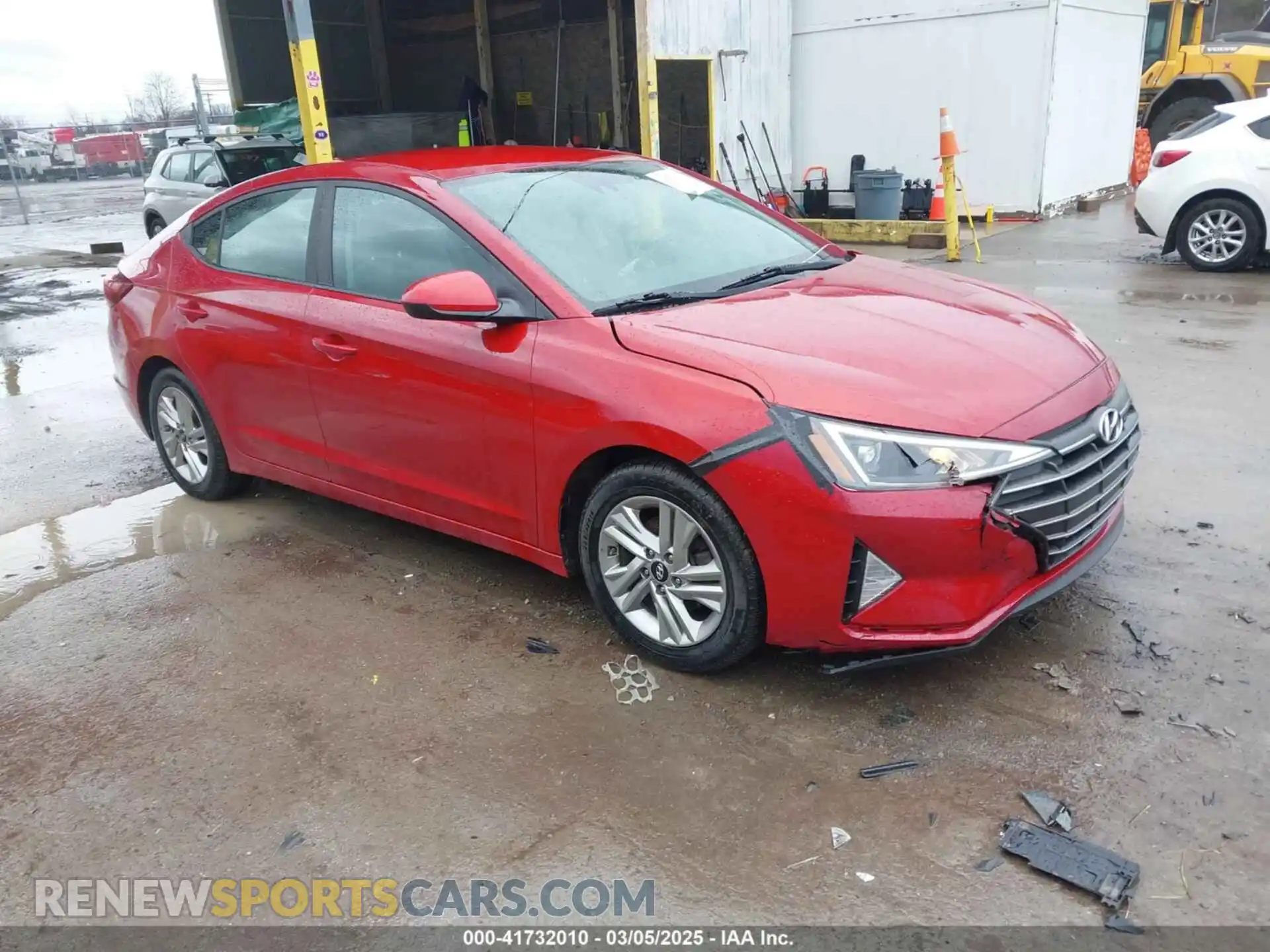 1 Photograph of a damaged car KMHD84LF2LU938995 HYUNDAI ELANTRA 2020