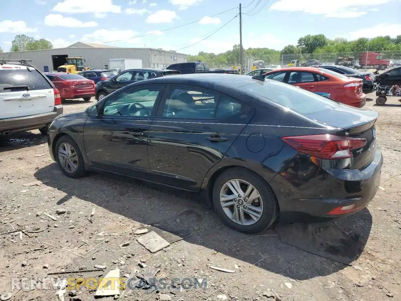 2 Photograph of a damaged car KMHD84LF3LU016395 HYUNDAI ELANTRA 2020