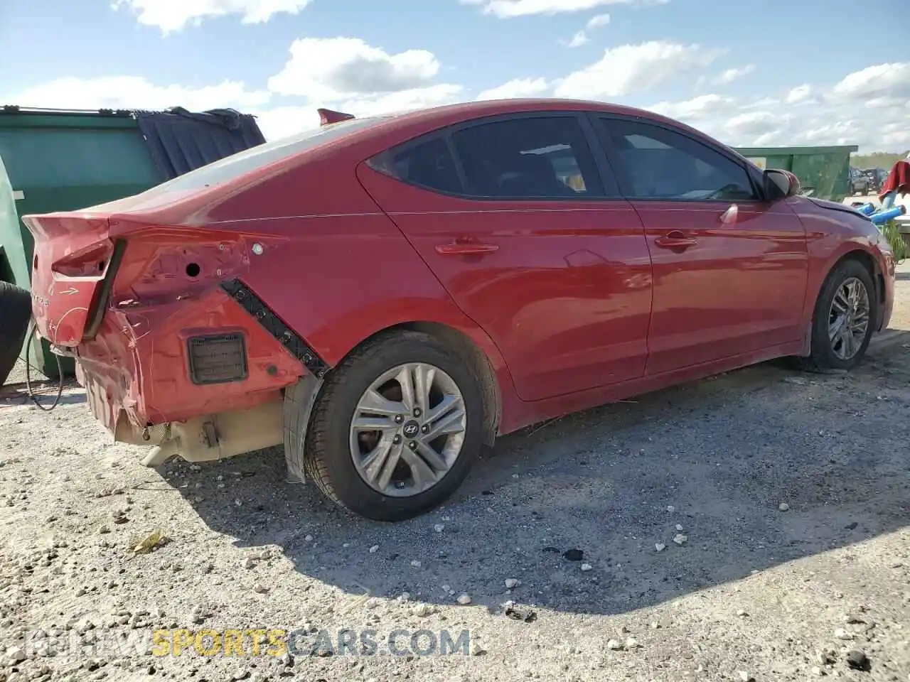 3 Photograph of a damaged car KMHD84LF3LU017059 HYUNDAI ELANTRA 2020