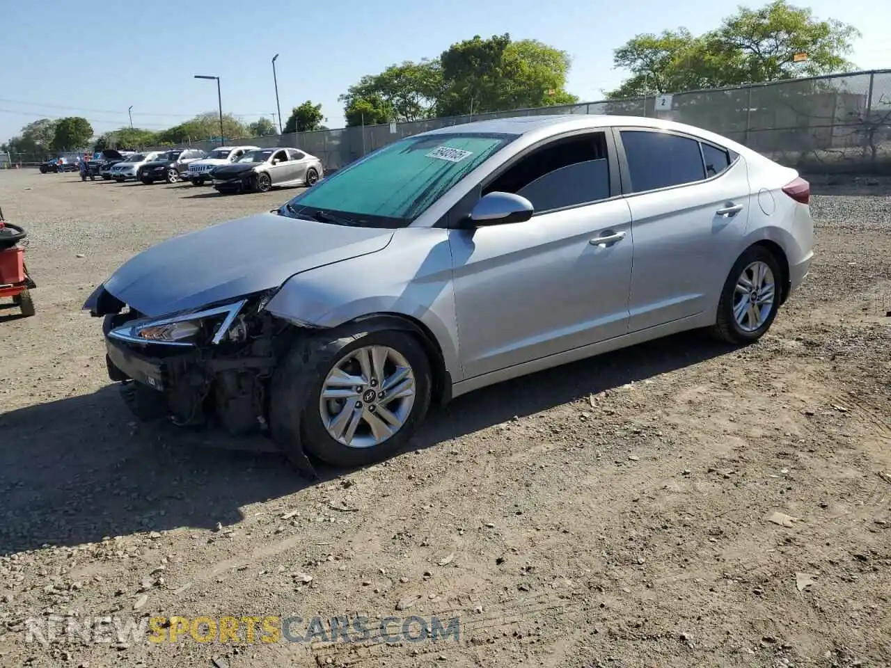 1 Фотография поврежденного автомобиля KMHD84LF3LU076502 HYUNDAI ELANTRA 2020