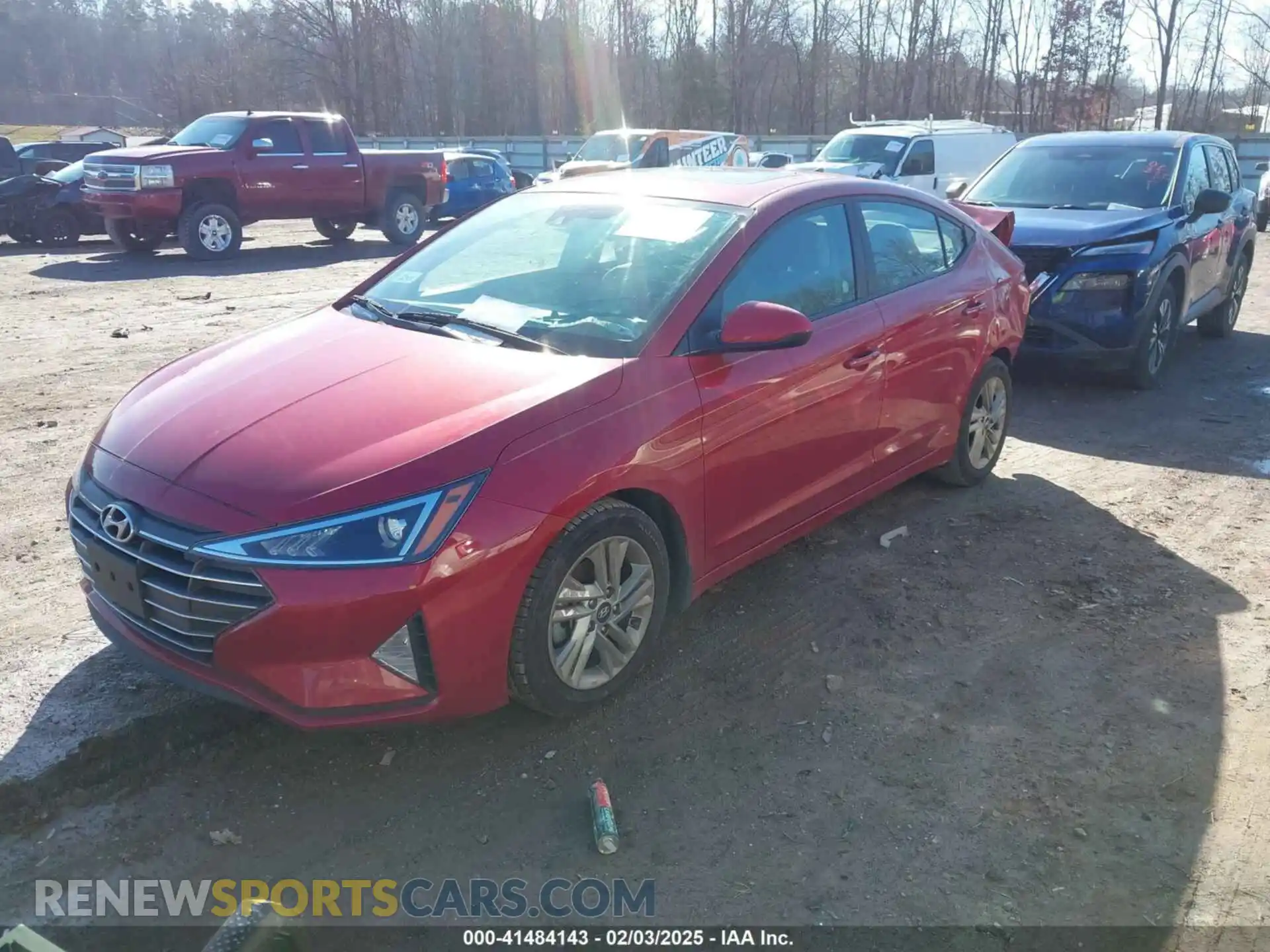 2 Photograph of a damaged car KMHD84LF3LU085183 HYUNDAI ELANTRA 2020