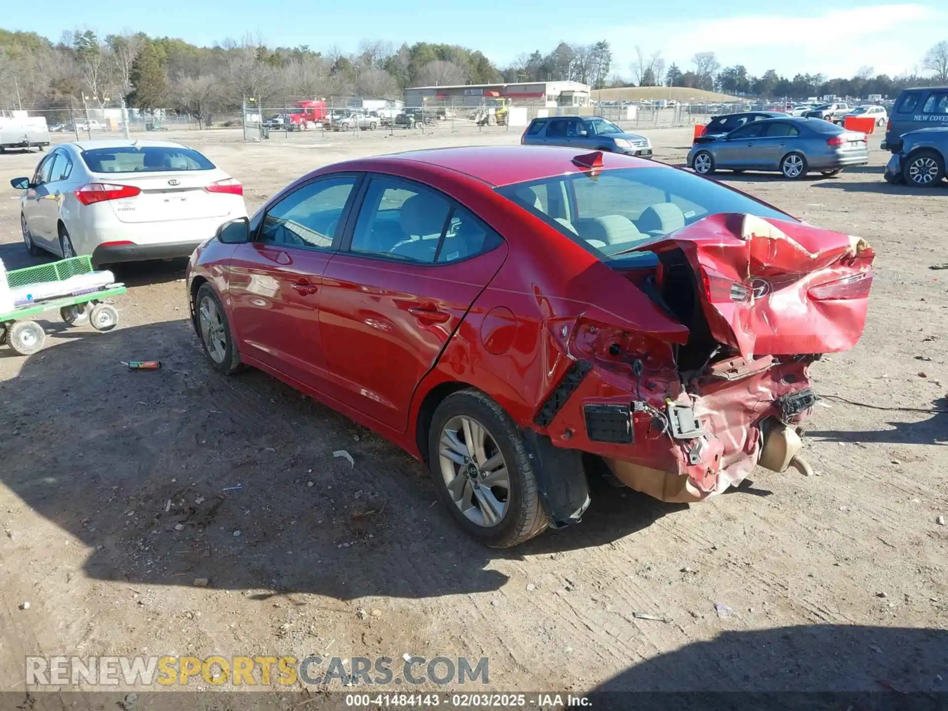 3 Photograph of a damaged car KMHD84LF3LU085183 HYUNDAI ELANTRA 2020