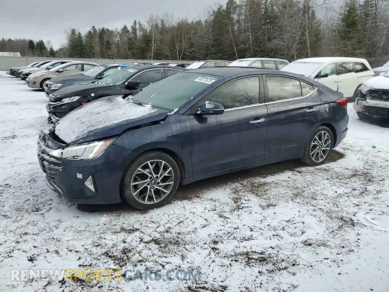 1 Photograph of a damaged car KMHD84LF3LU085362 HYUNDAI ELANTRA 2020