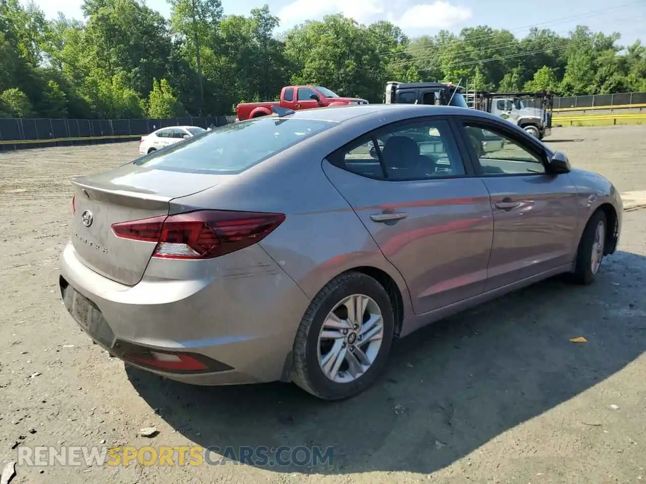 3 Photograph of a damaged car KMHD84LF3LU906590 HYUNDAI ELANTRA 2020