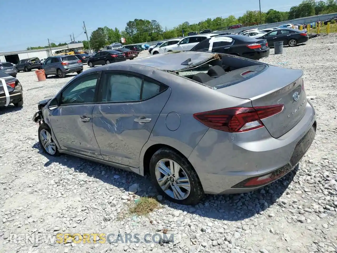 2 Photograph of a damaged car KMHD84LF3LU913684 HYUNDAI ELANTRA 2020