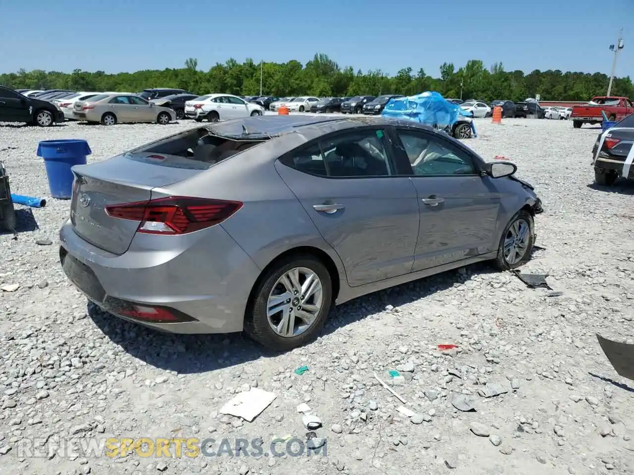 3 Photograph of a damaged car KMHD84LF3LU913684 HYUNDAI ELANTRA 2020
