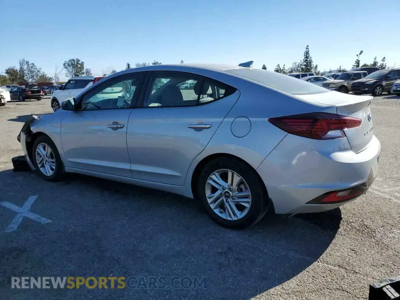 2 Photograph of a damaged car KMHD84LF3LU930467 HYUNDAI ELANTRA 2020