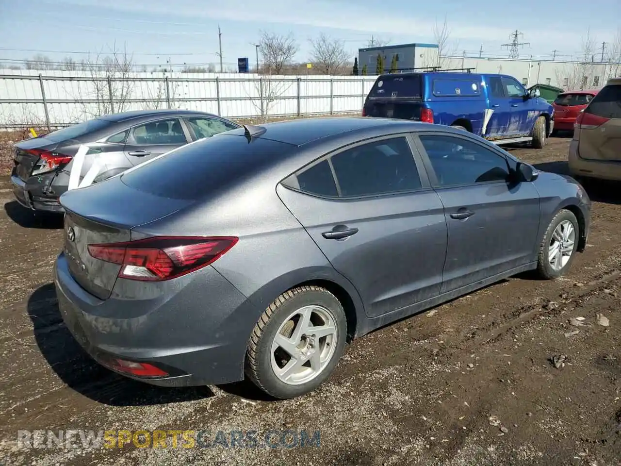 3 Photograph of a damaged car KMHD84LF3LU956907 HYUNDAI ELANTRA 2020