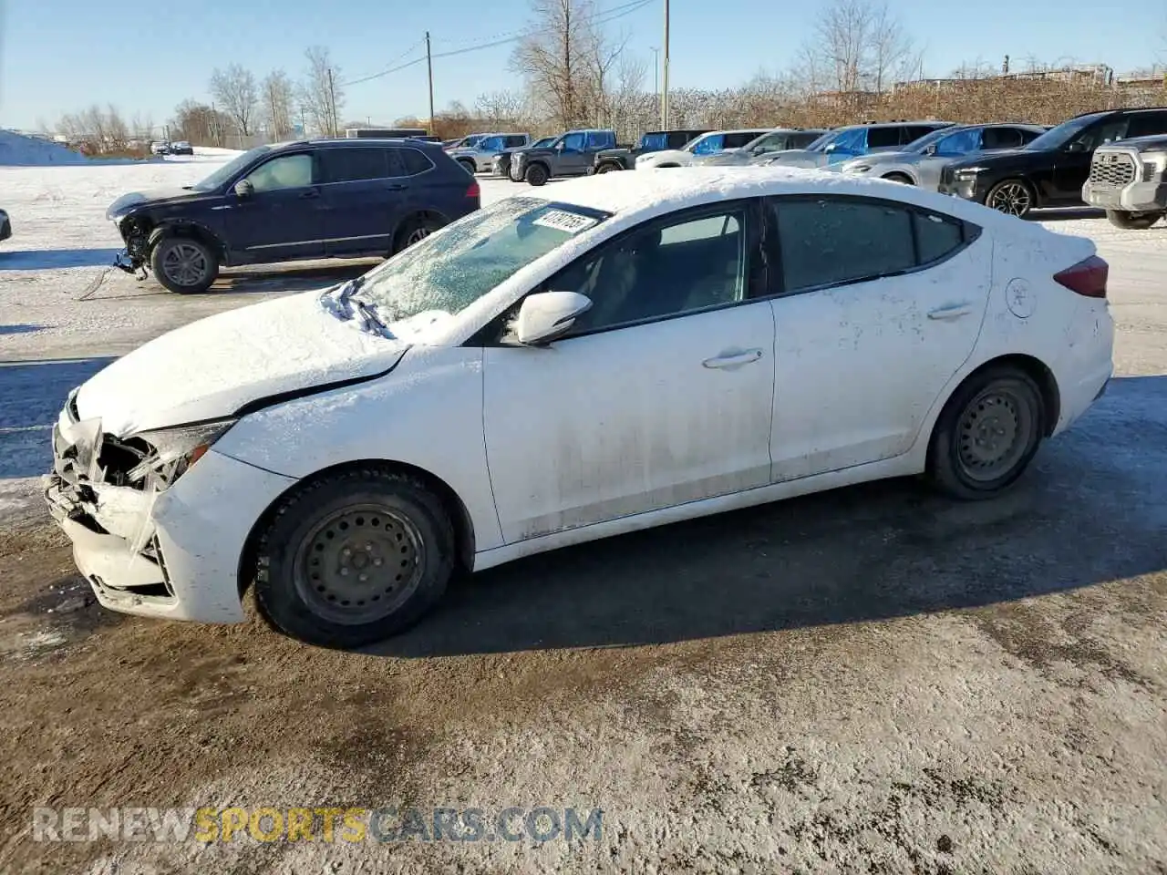 1 fotografías del automóvil dañado KMHD84LF3LU972038 HYUNDAI ELANTRA 2020