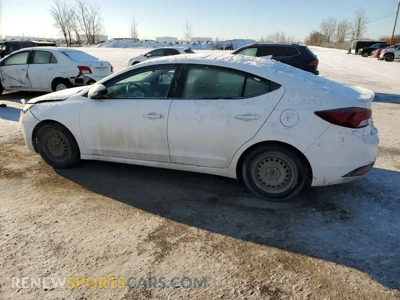 2 fotografías del automóvil dañado KMHD84LF3LU972038 HYUNDAI ELANTRA 2020