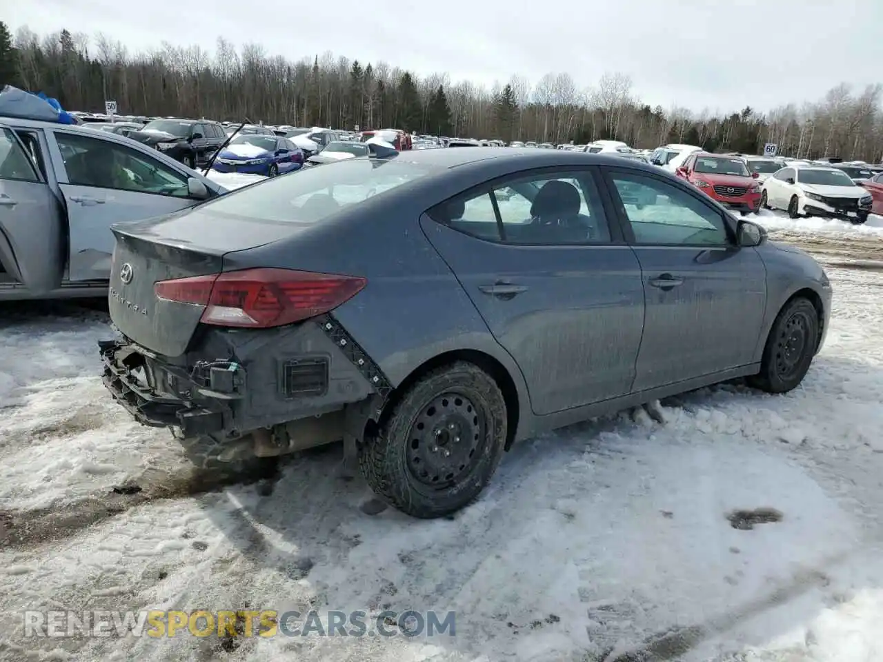 3 Photograph of a damaged car KMHD84LF3LU989809 HYUNDAI ELANTRA 2020